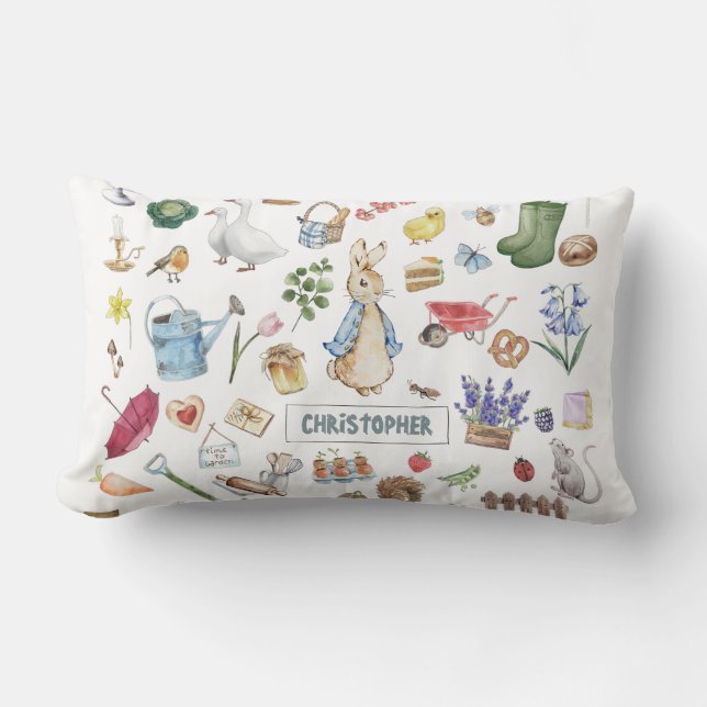 Almofada Lombar personalizado peter o coelho (Frente)