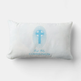 Almofada Lombar Personalize, Blue First Sagrada Comunhão