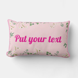 Almofada Lombar Personalized Throw Pillow for Home and Bedroom