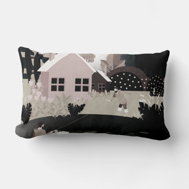 Almofada Lombar Pescadores Travesseiro lombar (Frente)