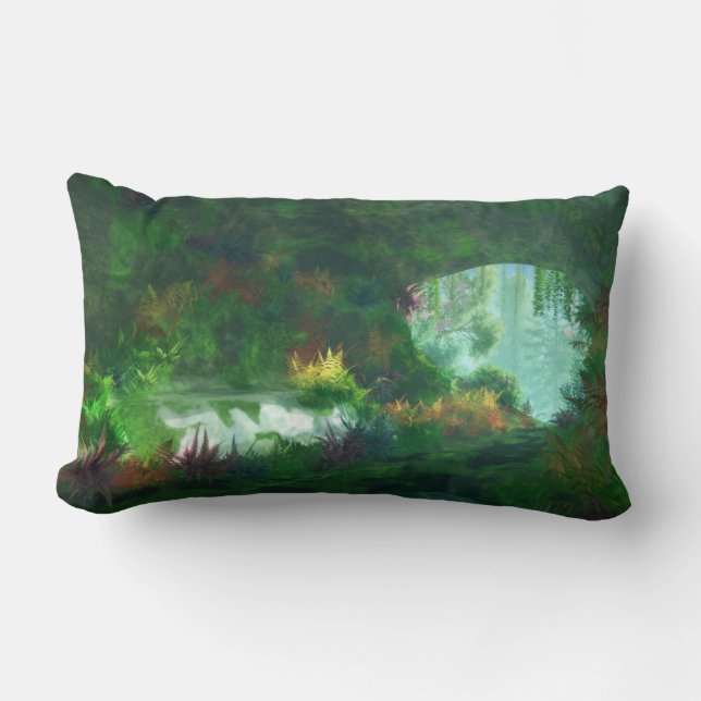 Almofada Lombar Phantastes: Senhora do Travesseiro Marble (Frente)