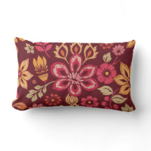Pillow with batik pattern