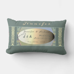 Almofada Lombar Pílula lombar do Casamento de Flor Selvagem Person