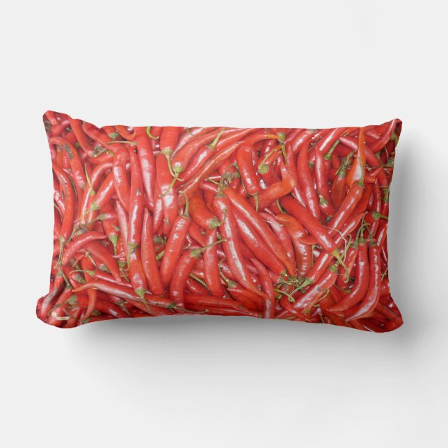 Almofada Lombar pimenta vermelha quente (Frente)
