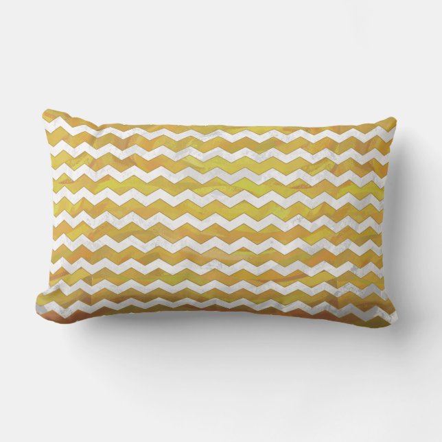 Almofada Lombar Pineapple Chevron Pattern (Frente)