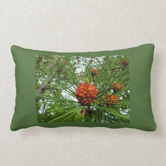 Almofada Lombar Pinheiros vermelhos ou Travesseiros de destaque pa