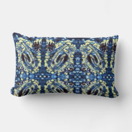 Almofada Lombar Pintura com dedo - Blues