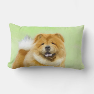 Almofada Lombar Pintura De Chow Chow - Arte De Cachorro Original