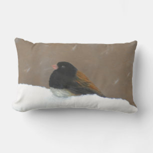 Almofada Lombar Pintura Escuro-Eyed do Junco - arte original do