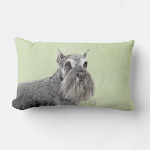 Almofada Lombar Pintura Schnauzer (Giant, Standard) - Arte Canina