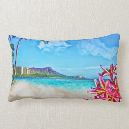 Almofada Lombar PipDezines vintage wakiki Beach/diamond head