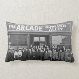 Almofada Lombar Pista de bowling e consumidores da arcada do