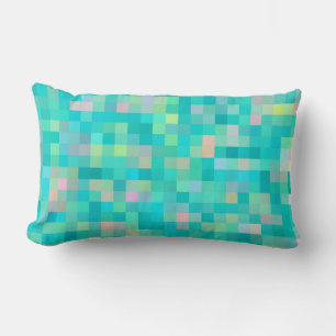 Almofada Lombar Pixel Art Multicolor Patterno