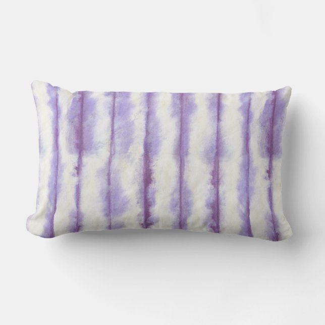 Almofada Lombar Plum Shibori Tie Dye (Frente)