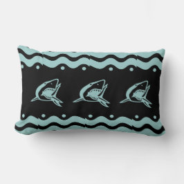 Almofada Lombar pó lacrimogêneo Shark preto