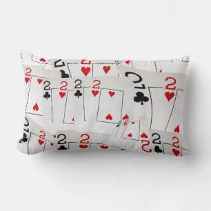 Almofada Lombar Poker, Dois Em Um Padrão De Camada, Cushion Lumba