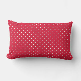 Almofada Lombar Polkadot Vermelho Náutico