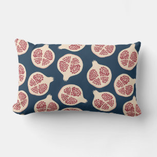 Almofada Lombar Pomegranato sem soldadura, fundo com pombos