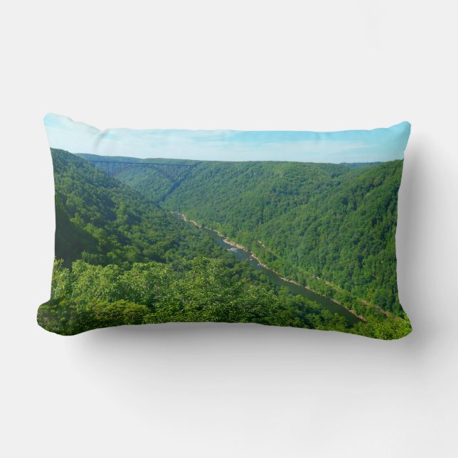 Almofada Lombar Ponte New River Gorge I (Frente)