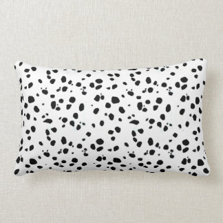 Almofada Lombar Pontos Dalmatian, impressão Dalmatian, pele