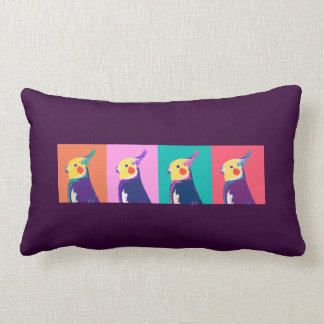 Almofada Lombar Pop art do Cockatiel