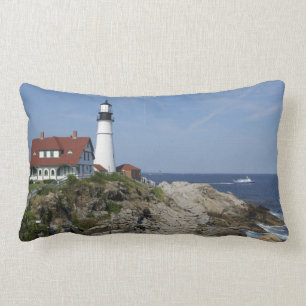 Almofada Lombar Portland Head Light, Cabo Elizabeth, Maine,