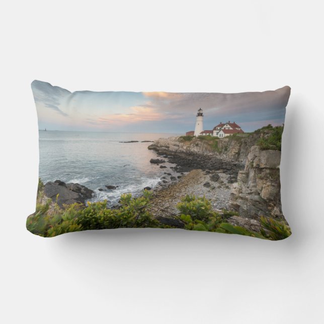 Almofada Lombar Portland Head Light | Cabo Elizabeth, ME (Frente)