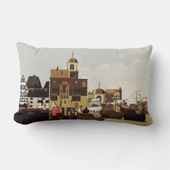 Almofada Lombar Porto medieval (Frente)