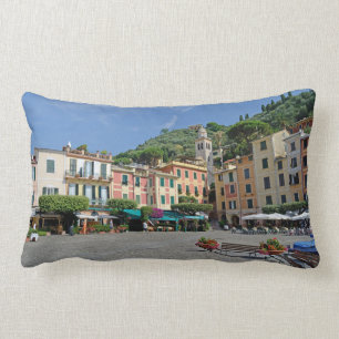 Almofada Lombar Portofino, Itália. Praça da Aldeia Portofino Pos