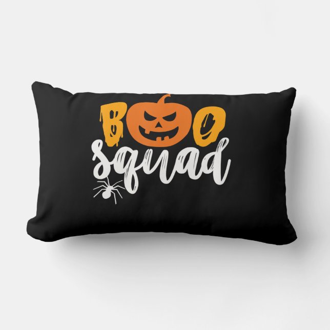 Almofada Lombar Presente de aranha | Esquadrão de Boo - Halloween  (Frente)