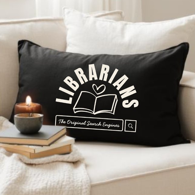 Almofada Lombar Presente de Humor de Bibliotecário Engraçado para  (Criador carregado)