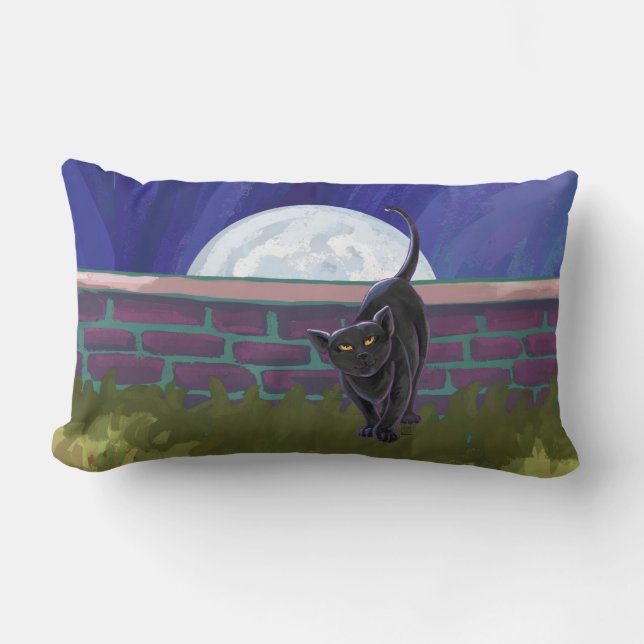 Almofada Lombar Presentes e acessórios para gatos pretos (Frente)