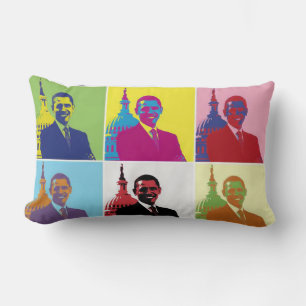 Almofada Lombar Presidente Obama Pop Art