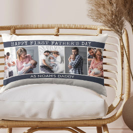 Almofada Lombar Primeiro Dia de os pais - 5 Colagem de Fotos Perso