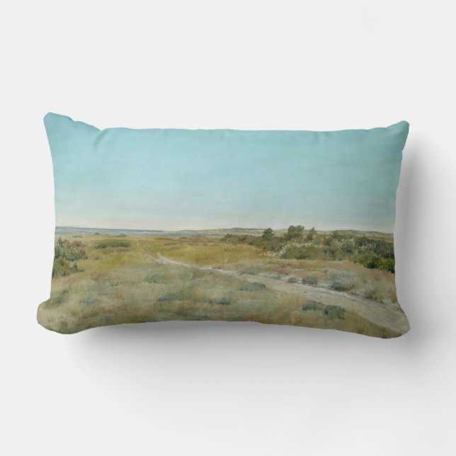 Almofada Lombar Primeiro Toque do outono: Paisagem no Estado de No (Frente)