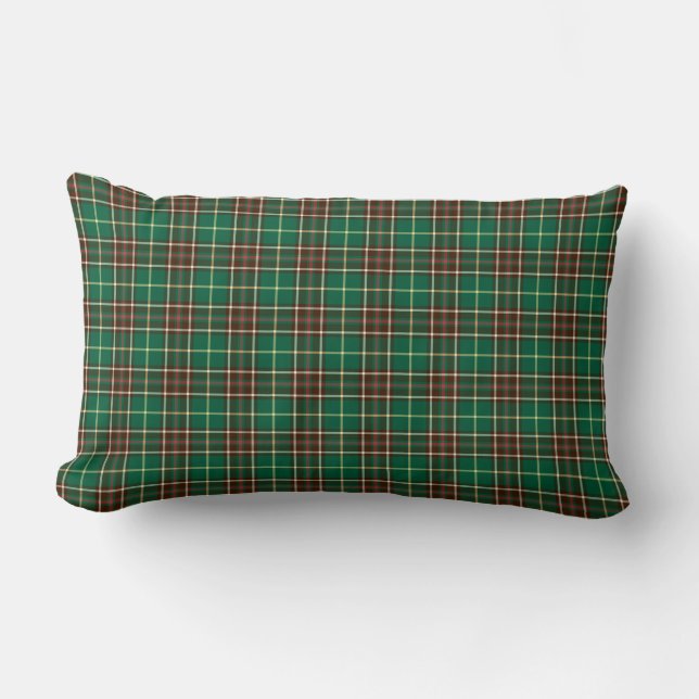 Almofada Lombar Província de Terra Nova - Canadá - Tartan (Frente)