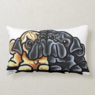 Almofada Lombar Pugs do amor