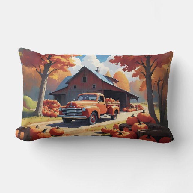 Almofada Lombar Pumpkin Harvest (Frente)