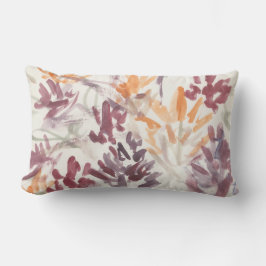 Almofada Lombar Púrpura de pintura de abstrato