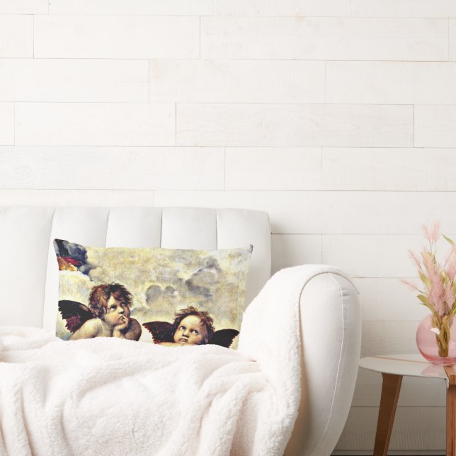 Almofada Lombar Putti, Detalhe da Madonna Sistina, (Sofá)