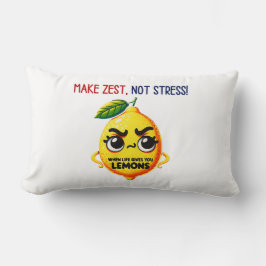 Almofada Lombar Quando A Vida Te Dá Um Cartoon De Limões