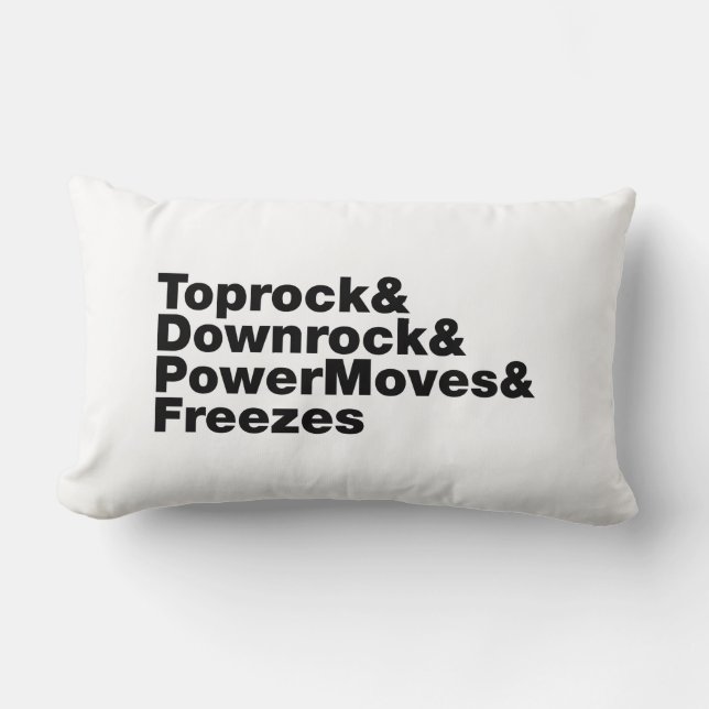 Almofada Lombar Quebrando Movimentos (Breakdancing) (Frente)