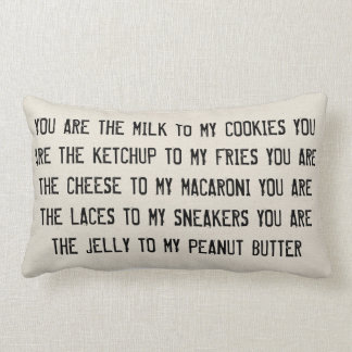 Almofada Lombar Queijo ao meu travesseiro de macarrão