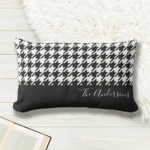 Quic Black and White Houndstooth moderno