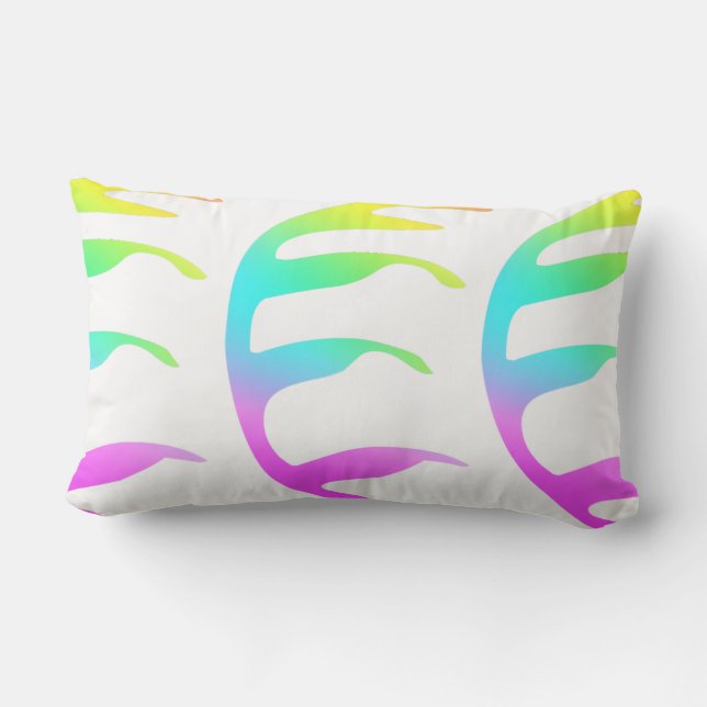 Almofada Lombar Rainbow Leaf (Verso)