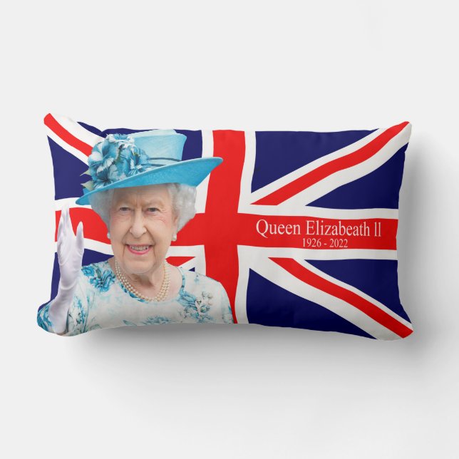 Almofada Lombar Rainha Elizabeth ll (Frente)