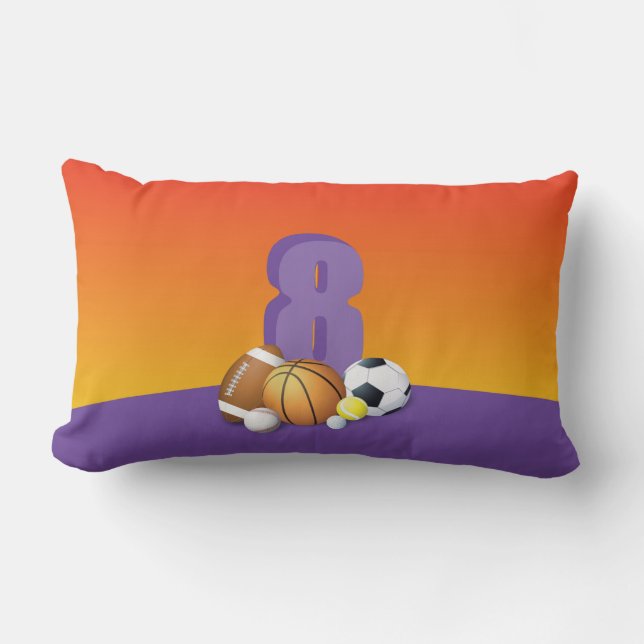 Almofada Lombar Rapariga 8º Aniversário do Esporte Balls (Frente)