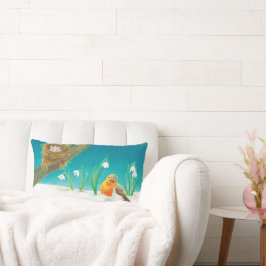 Almofada Lombar Red Robin Primavera Snowdros