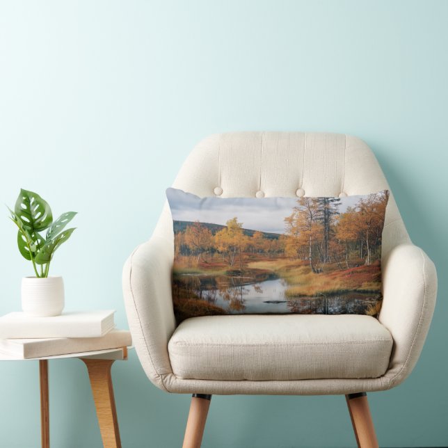 Almofada Lombar Reflexões da Ruska Finlandesa Autumn Serenade (Cadeira)