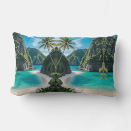 Almofada Lombar "Relaxe e afaste-se com as ilhas Vibes"